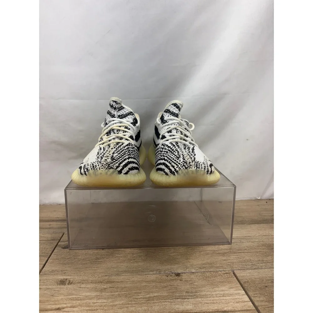 Adidas Yeezy Boost 350 V2 Zebra White Black Red CP9654 Mens Size 8  Sneaker